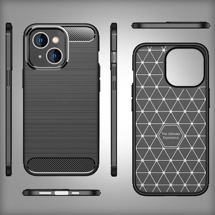 Immagine prodotto Nalia Copertura in silicone carbon look (Apple iPhone 14 Plus)