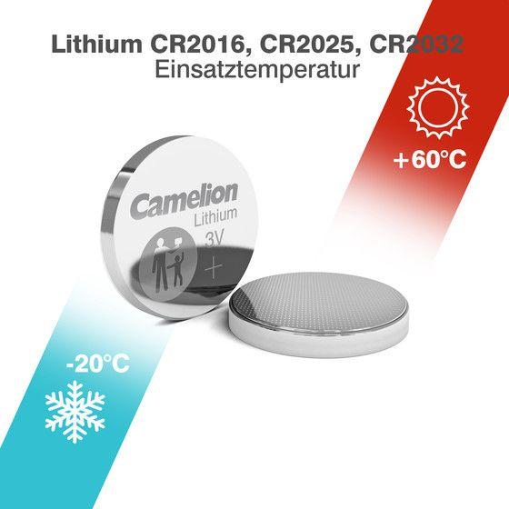 Image du produit Camelion Lithium Mix Set CR2016, CR2025, CR2032 (6 pcs, CR2032, CR2016, CR2025, 210 mAh)