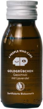 Actual product image 4peoplewhocare Gesichtsöl - Goldgrübchen (Braunglasflasche mit Kork) (50 ml, Face oil)