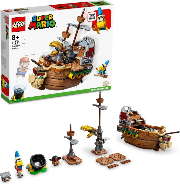 Produktbild LEGO Bowsers Luftschiff - Erweiterungsset (71391, LEGO Super Mario)