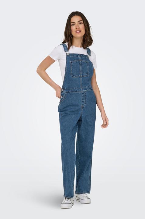 Actual product image Only ONLMASCHA Weiter Beinschnitt Jeans Overall Jeans mit weitem Bein (L)
