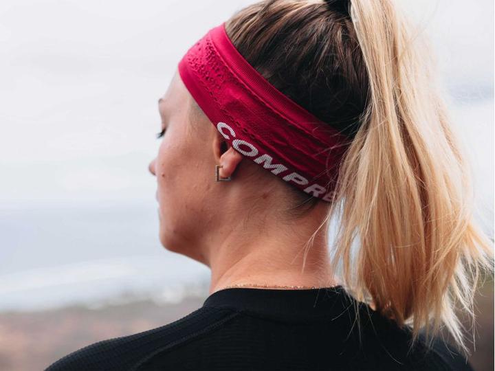 Actual product image Compressport Thin Headband On/Off Persian red
