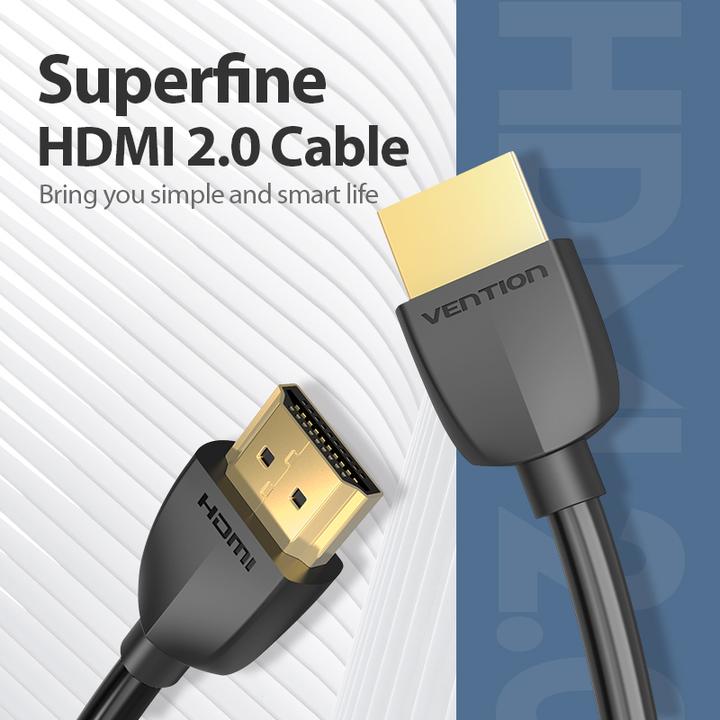 Image du produit Vention Câble HDMI AAIBF 1m (noir) (1 m, HDMI)
