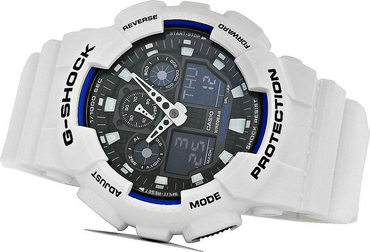 Actual product image Casio Ga-100b-7aer (Chronograph, Power reserve display, 51 mm)