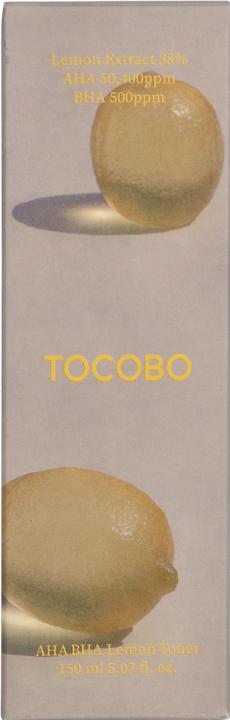 Actual product image Tocobo AHA BHA Lemon Facial Toner 150ml (Tonic water, 150 ml)