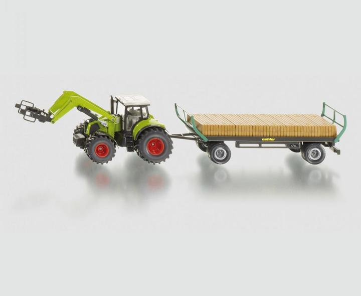 Produktbild Siku Traktor und Ballenwagen