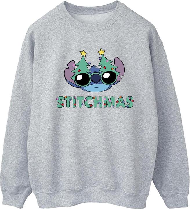 Disney Lilo & Stitch Stitchmas Glasses Sweatshirt (S)