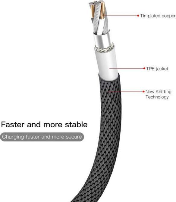 Actual product image Baseus Yiven Series for Apple (1.80 m, USB 2.0)