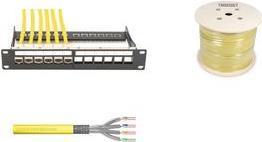 Actual product image Digitus Cat. 7A S/FTP installation cable, 100 m, simplex, Dca (S/FTP, CAT7a, 100 m)