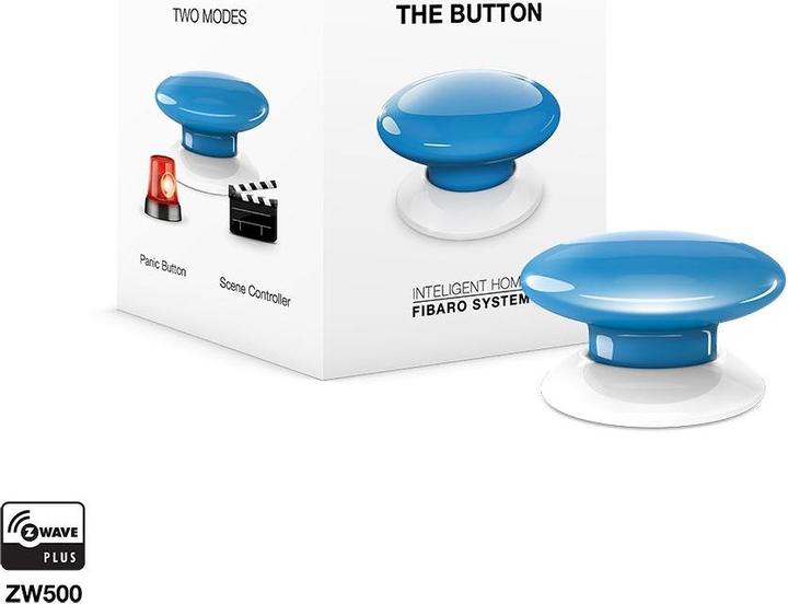 Actual product image Fibaro The Button blue