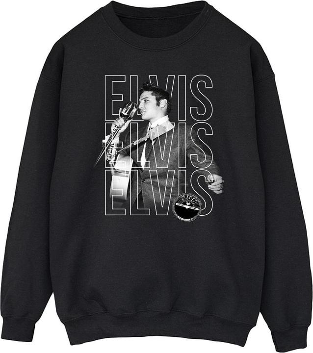 Elvis Triple Logo Portrait Sweatshirt (XL)