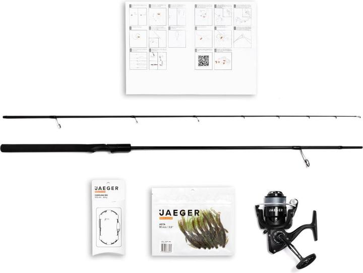 Image du produit Jaeger Kit Perch Go (Canne à lancer, 204 cm)
