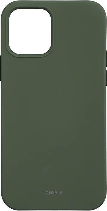 Produktbild Onsala Phone Case with Silicone Feel Olive Green - iPhone 12/12 Pro (Apple iPhone 12, Realme 12 Pro+)