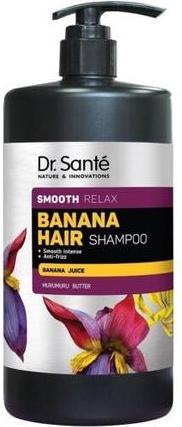 Actual product image Dr. Sante DR.SANTE Banana Hair Smooth Relax bananowy szampon do każdego rodzaju włosów 1000ml (1000 ml, Liquid shampoo)