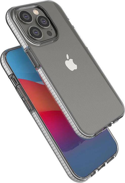 Image du produit Hurtel Étui Spring Case pour iPhone 14 Pro étui en silicone avec cadre rose clair (Apple iPhone 14 Pro)