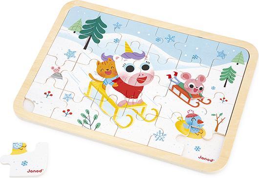 Produktbild Janod Puzzle im Gebirge (24 Teile)