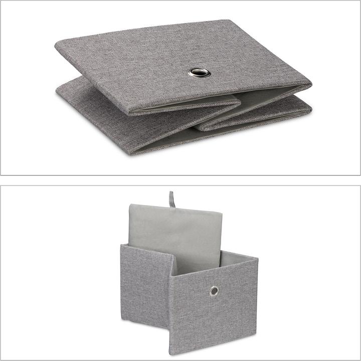Produktbild Relaxdays 2x Aufbewahrungsbox (20.5 x 25 x 16 cm, 8 l)