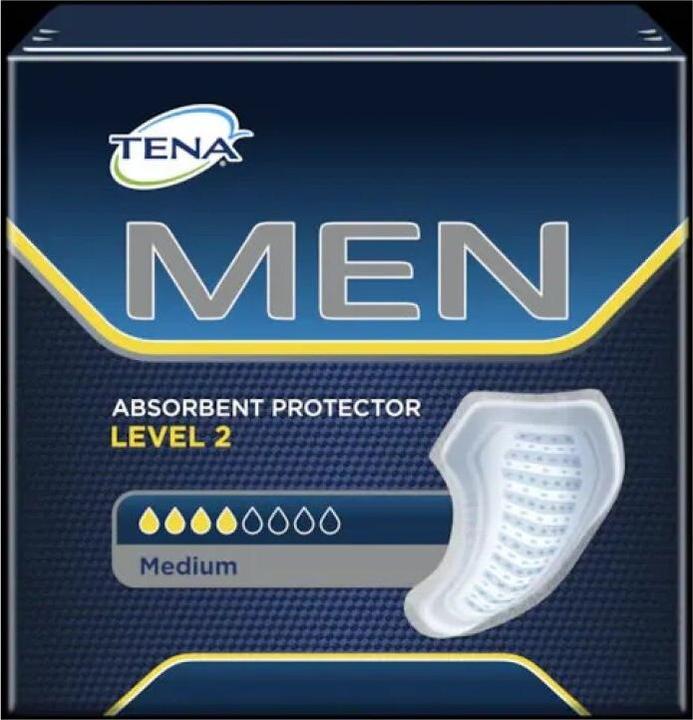 Immagine prodotto Tena Cuscinetti MEN per l'incontinenza vescicale livello 2 (20 x, Normale)