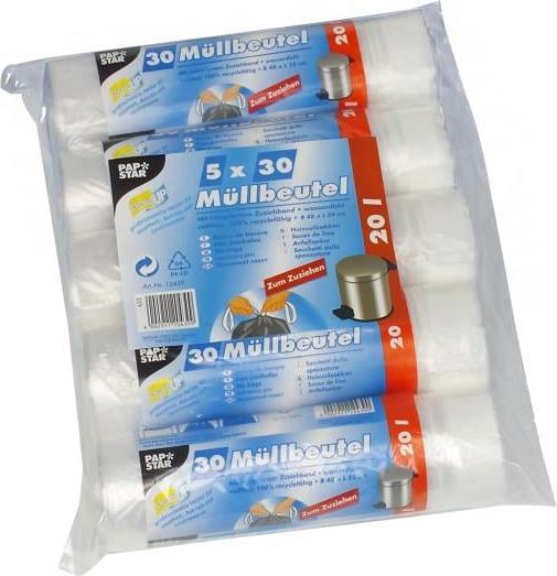 Actual product image Papstar Bin liners (150 x, 20 l)