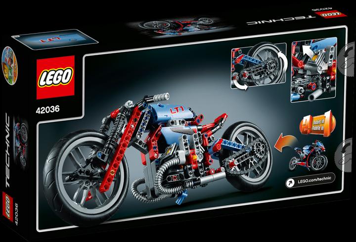 Produktbild LEGO Strassenmotorrad (42036, LEGO Technic)