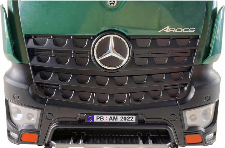 Immagine prodotto Amewi Autocarro Gru Patente Mercedes-Benz Arocs Con Cassone Ribaltabile Rtr Verde (RTR pronto all'uso)