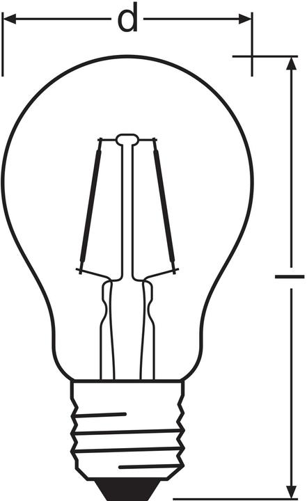 Immagine prodotto Osram LED monocromatico (E27, 2.50 W, 235 lm, 1 x, F)