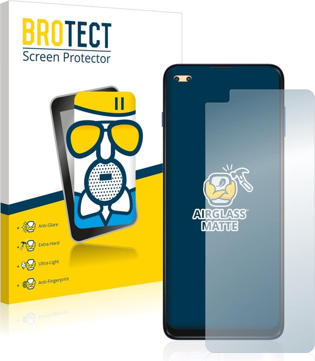 Actual product image BROTECT AirGlass Glass Matte (1 Piece, Motorola Moto G Plus 5G)