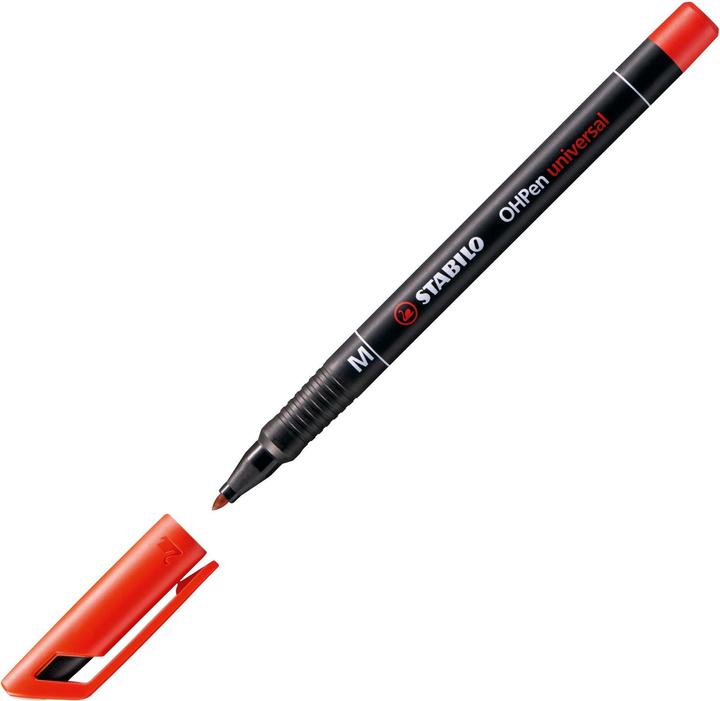 Produktbild STABILO OHPen universal Folienstift permanent (Rot, 1 mm, 1 x)