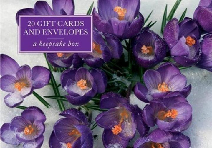 Produktbild Tin Box of 20 Gift Cards and Envelopes: Crocus: A keepsake tin box featuring 20 floral gift cards an (20 Stk.)