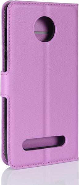 Actual product image MU Classic Leather cover with litchite texture (Motorola Moto Z2 Play)