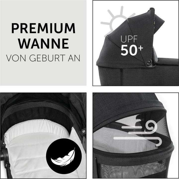 Produktbild Hauck 3in1 Kinderwagen-Set Vision X Trio Set Silver