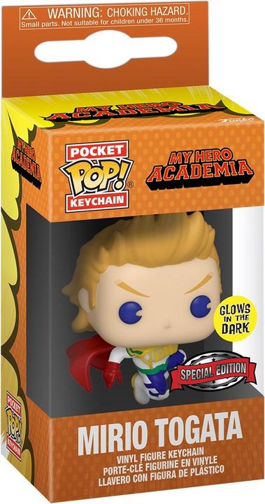 Actual product image Funko Portachiavi POP! My Hero Academia Mirio Togata EXM
