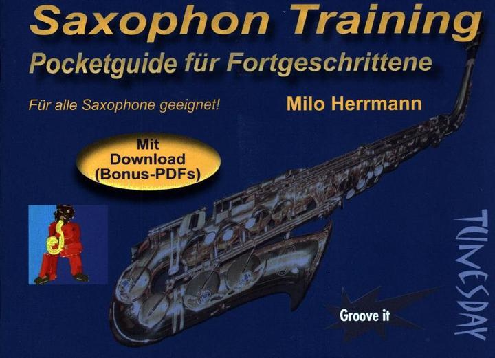 Actual product image Herrmann:Saxophon Training,Pocketguide (German, Herrmann Milo, 2017)