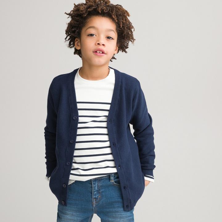 Produktbild La Redoute Collections Strickjacke mit V-Ausschnitt (140)