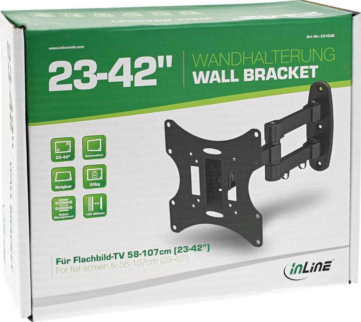 Produktbild InLine 23103a (Wand, 37.01", 30 kg)