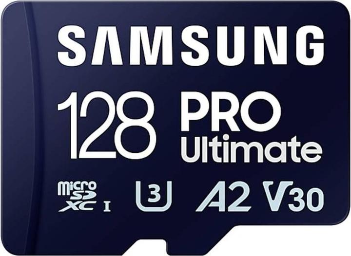 Actual product image Samsung PRO Ultimate with card reader (128 GB, microSDXC, U3, UHS-I)