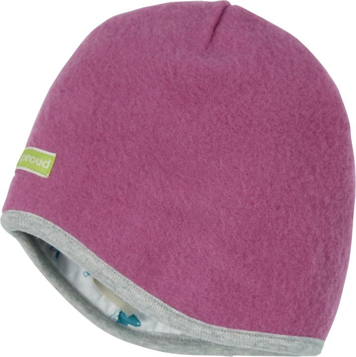 loud + proud Mütze Wollfleece Grape