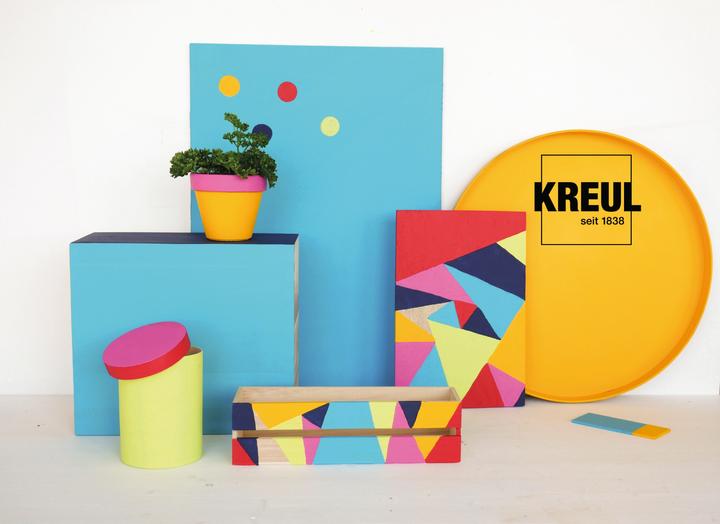 Actual product image Kreul Acrylic Matte Paint Set (Colored, 20 ml)