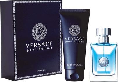 Actual product image Versace SET Pour Homme EDT spray 50ml + SHOWER GEL 100ml (Eau de toilette)