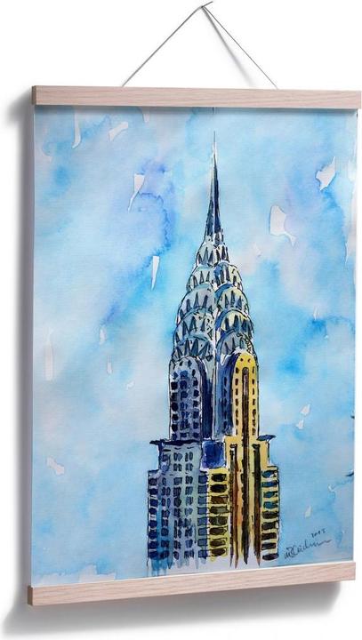 Produktbild Trenddeko Bleichner - Chrysler Building in NYC (60 x 90 cm)