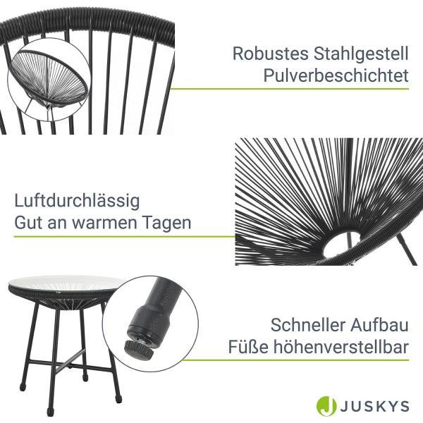 Produktbild Juskys Balkonmöbel Set Ostana (45 cm)