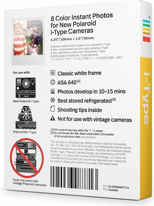 Productafbeelding Polaroid Kleur I-Type (Nu, OneStep+)