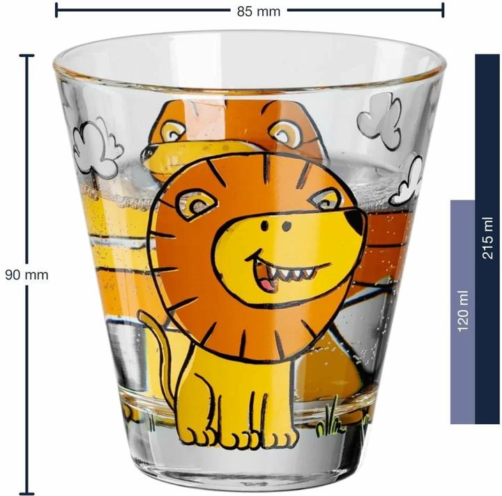 Produktbild Leonardo Trinkbecher Bambini Löwe 120 ml, 6 Stück (0.22 l, 6 x)