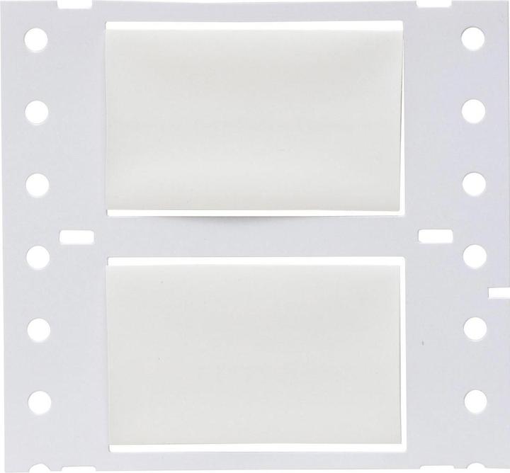Actual product image Brady HX-750-2-WT, B-7642, Heatex heat shrink tubing 2:1, white, 50 x 31.4mm, for cable diameters of