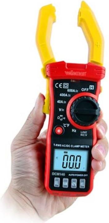 Image du produit Velleman PINCE AMPÈREMÉTRIQUE - CAT III - 600 V - AC/DC - NCV - AVEC FONCTION DATA-HOLD (CAT III 600V)