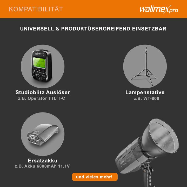 Image du produit Walimex pro pro Flash à batterie Mover 400 TTL (400 W, Tête de flash)