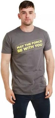 Actual product image Star Wars May The Force Be With You TShirt (L)
