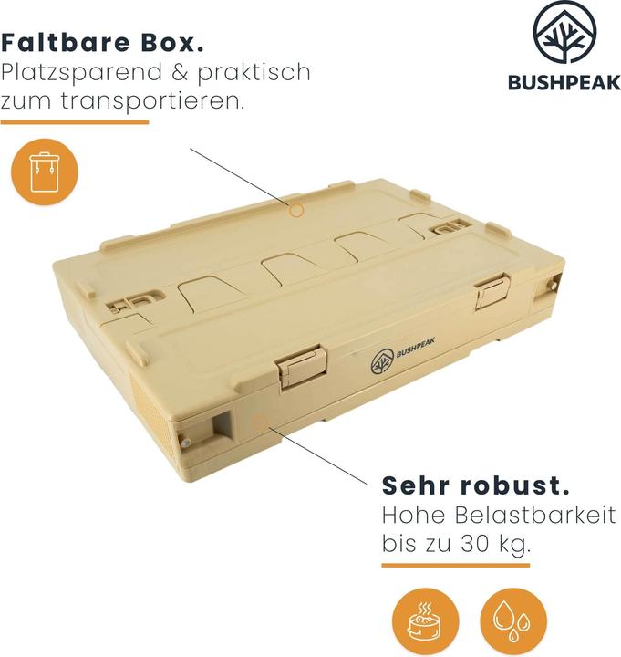 Produktbild Army Shop Faltbare Aufbewahrungsbox - Flexbox 50L (50 l)