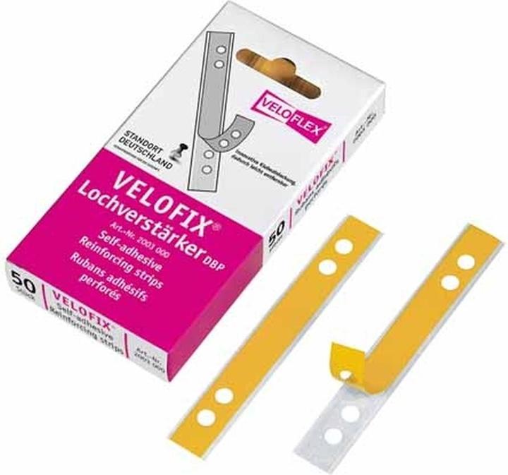 Veloflex Lochverstärker, PVC, selbstklebend, 50 Stück