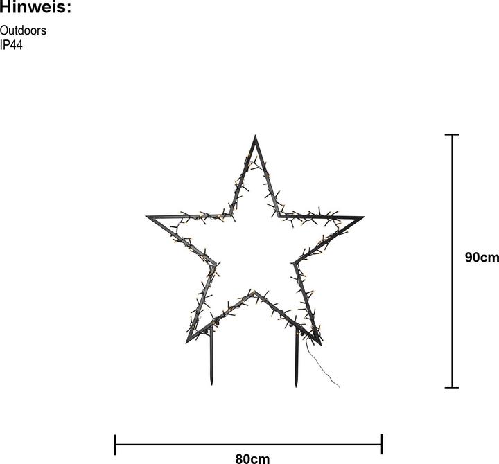 Produktbild Star Trading Stern Spiky